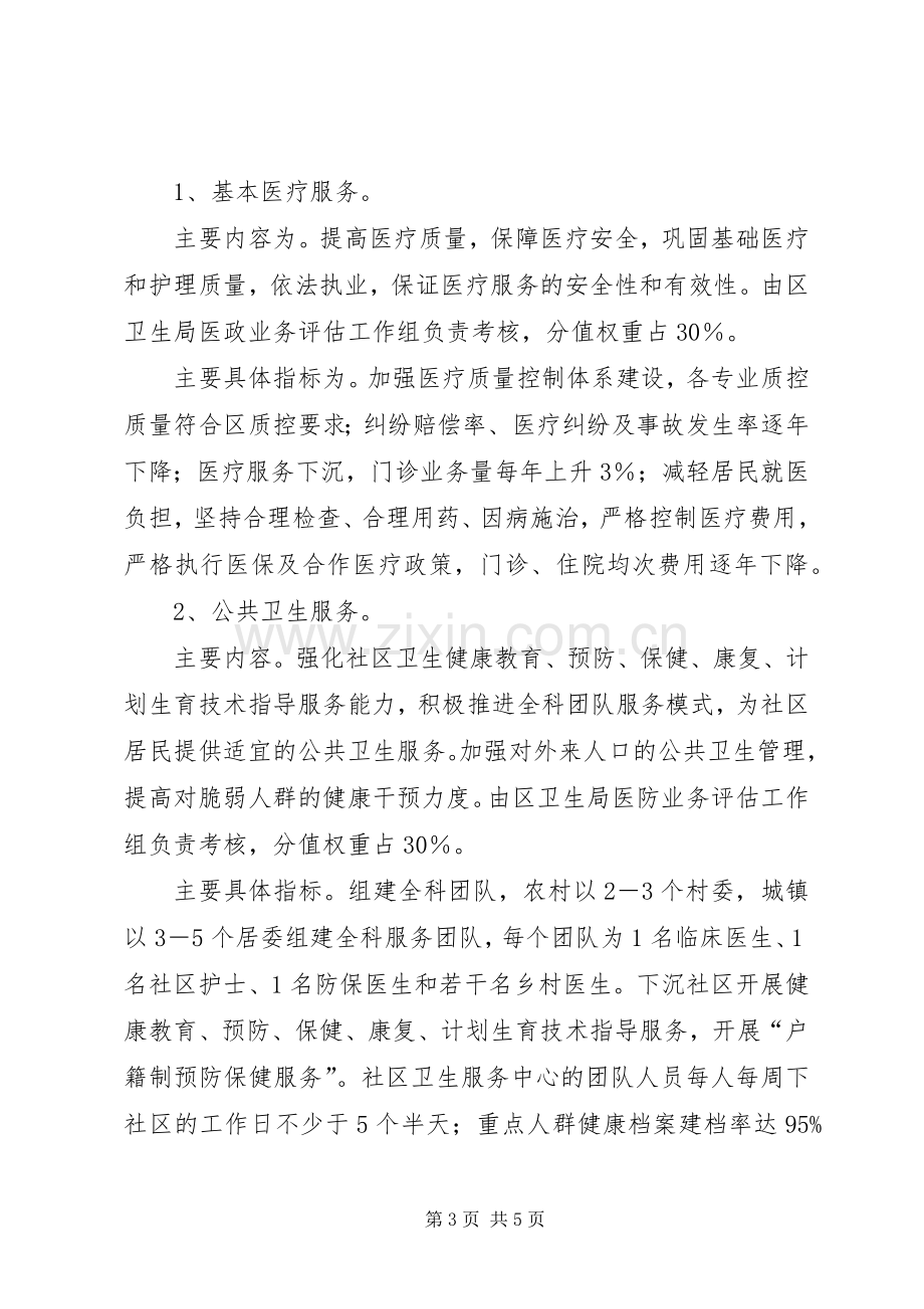 社区卫生服务考核实施方案.docx_第3页