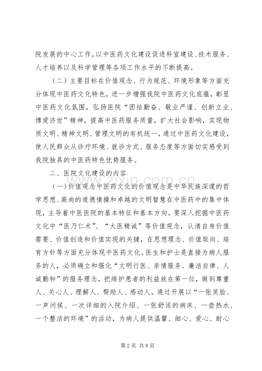 中医药文化建设方案.docx_第2页