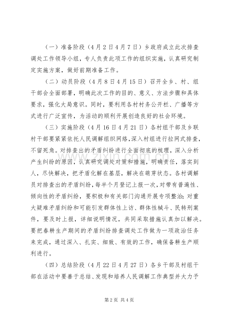 春耕期间矛盾纠纷排查实施方案.docx_第2页