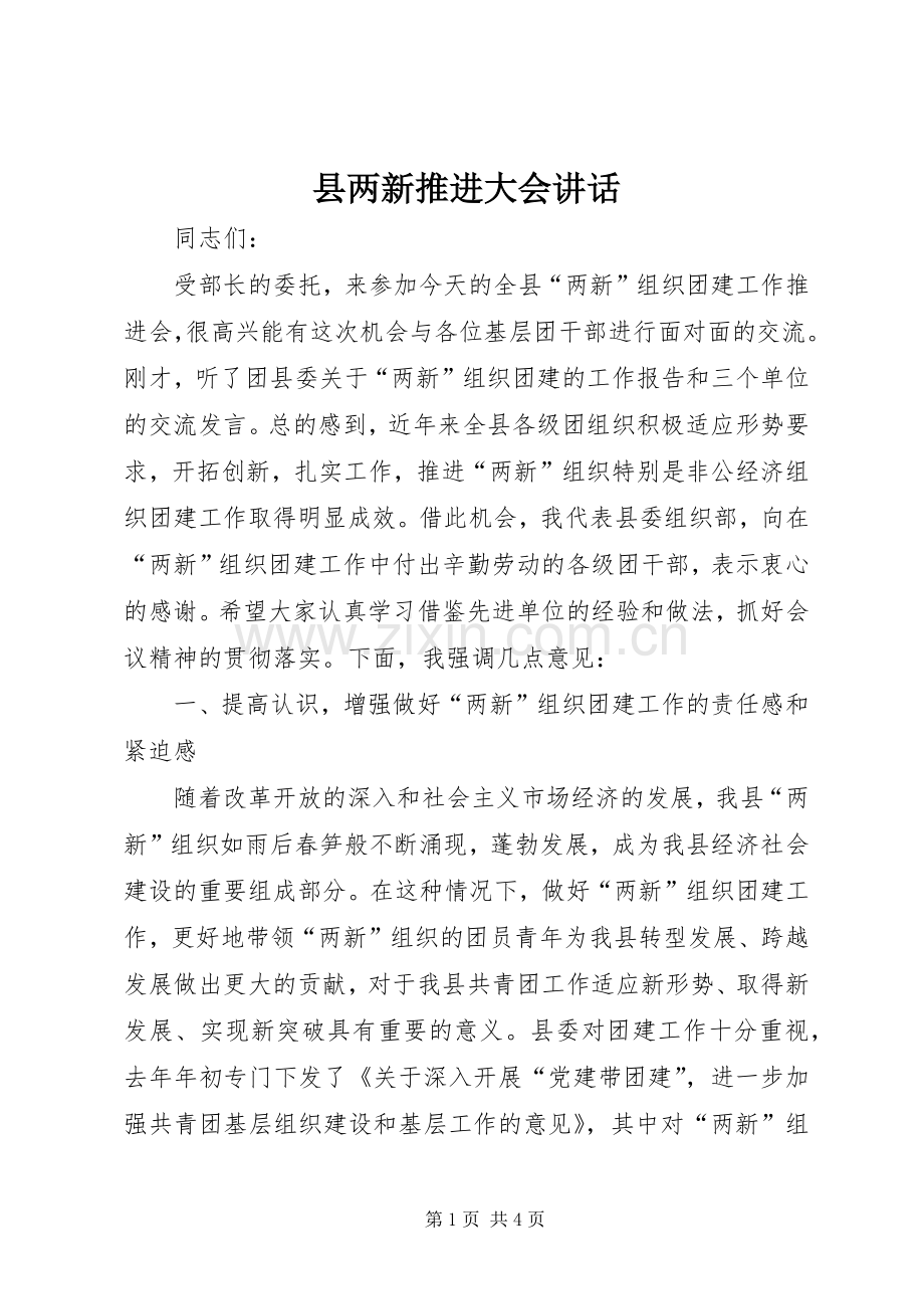 县两新推进大会讲话.docx_第1页