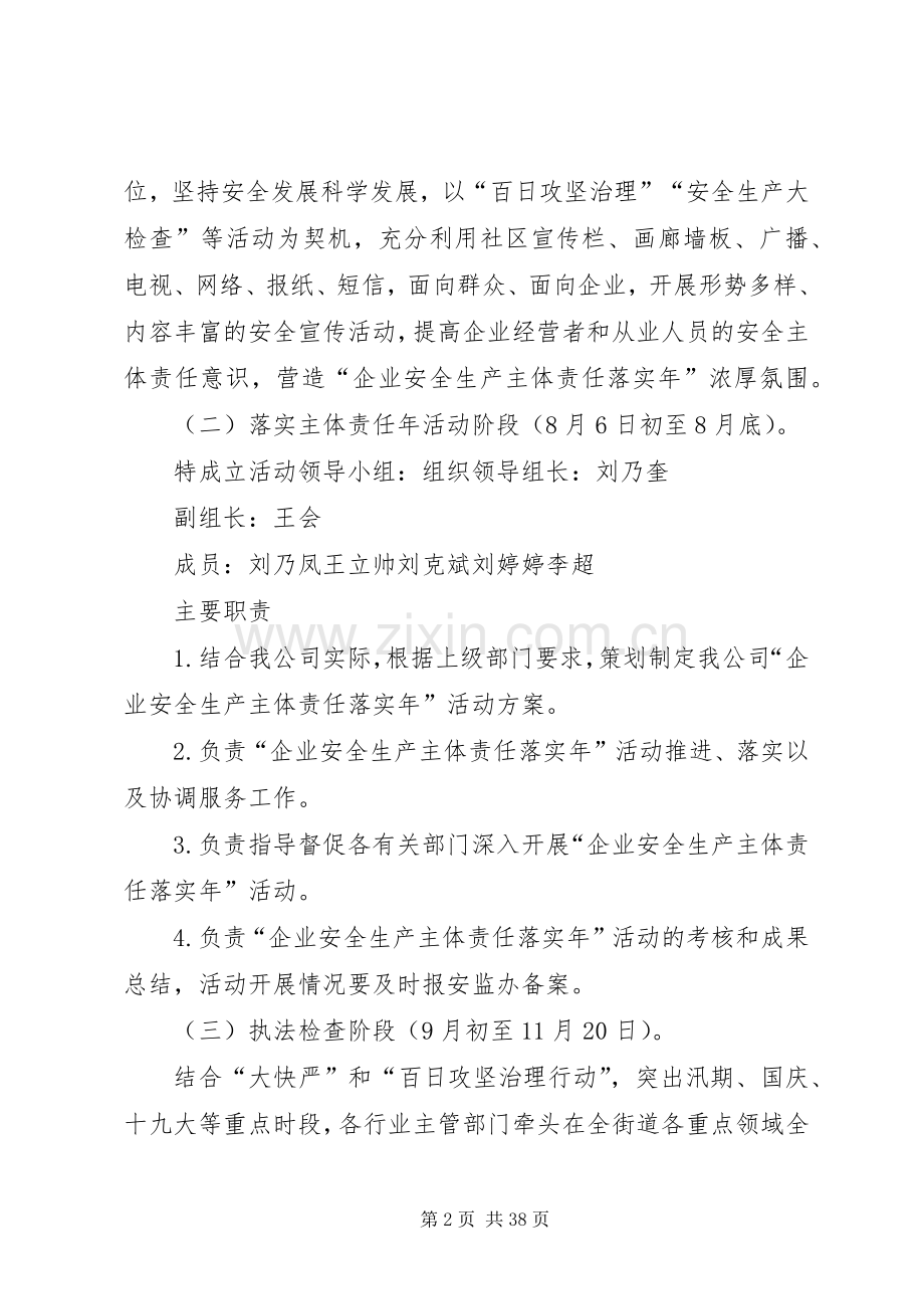 关于安全生产主体责任落实年活动实施方案.docx_第2页