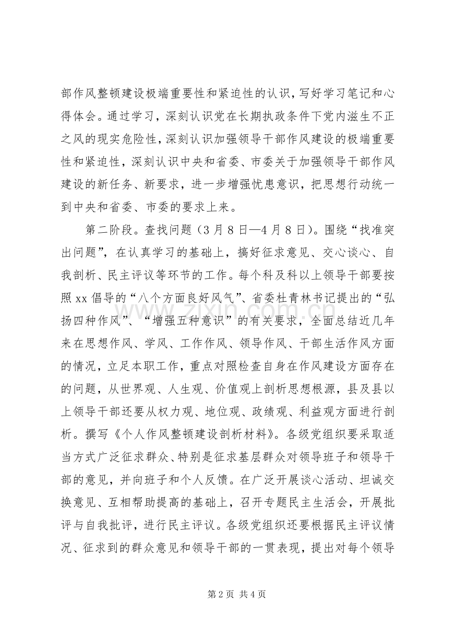 干部作风整顿建设活动实施方案.docx_第2页