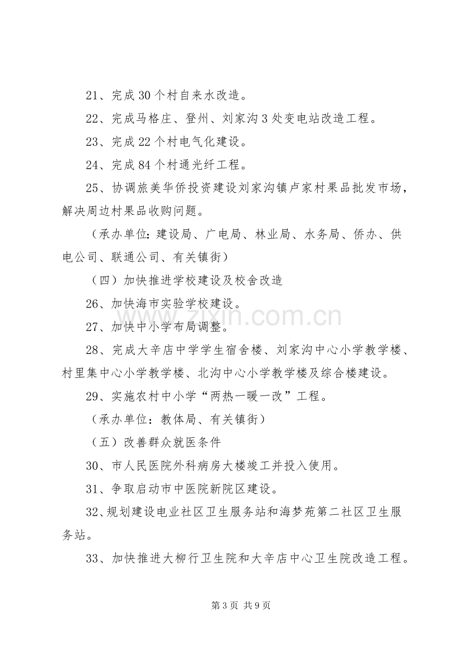 我市改善民生百日会战方案.docx_第3页