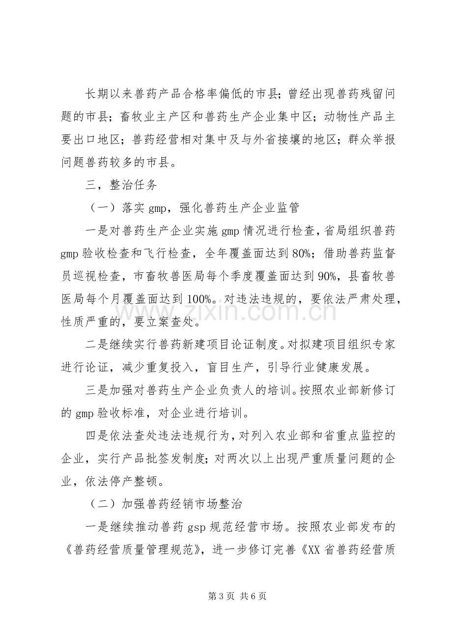 兽药及兽药残留专项整治行动方案.docx_第3页