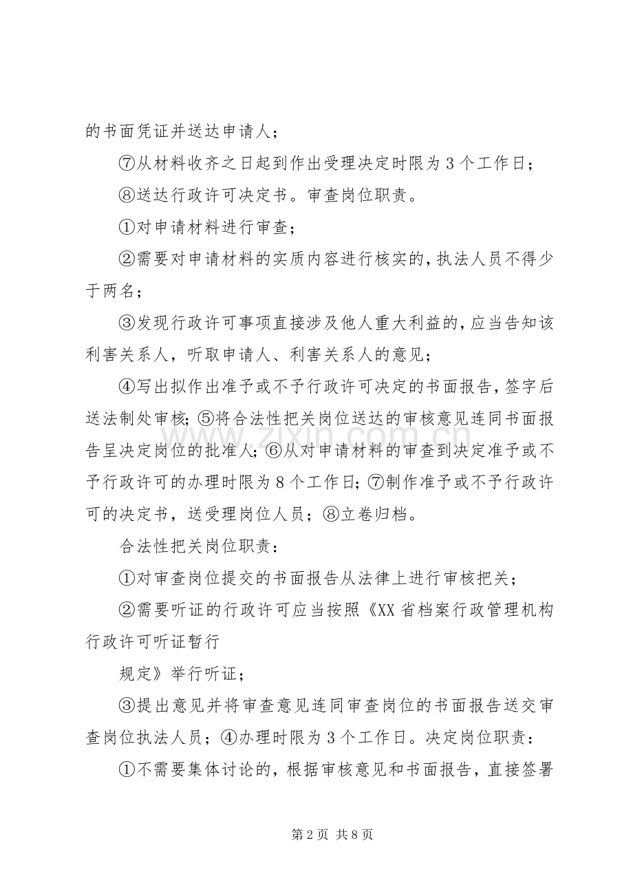 档案局行政执法职权分解方案.docx_第2页