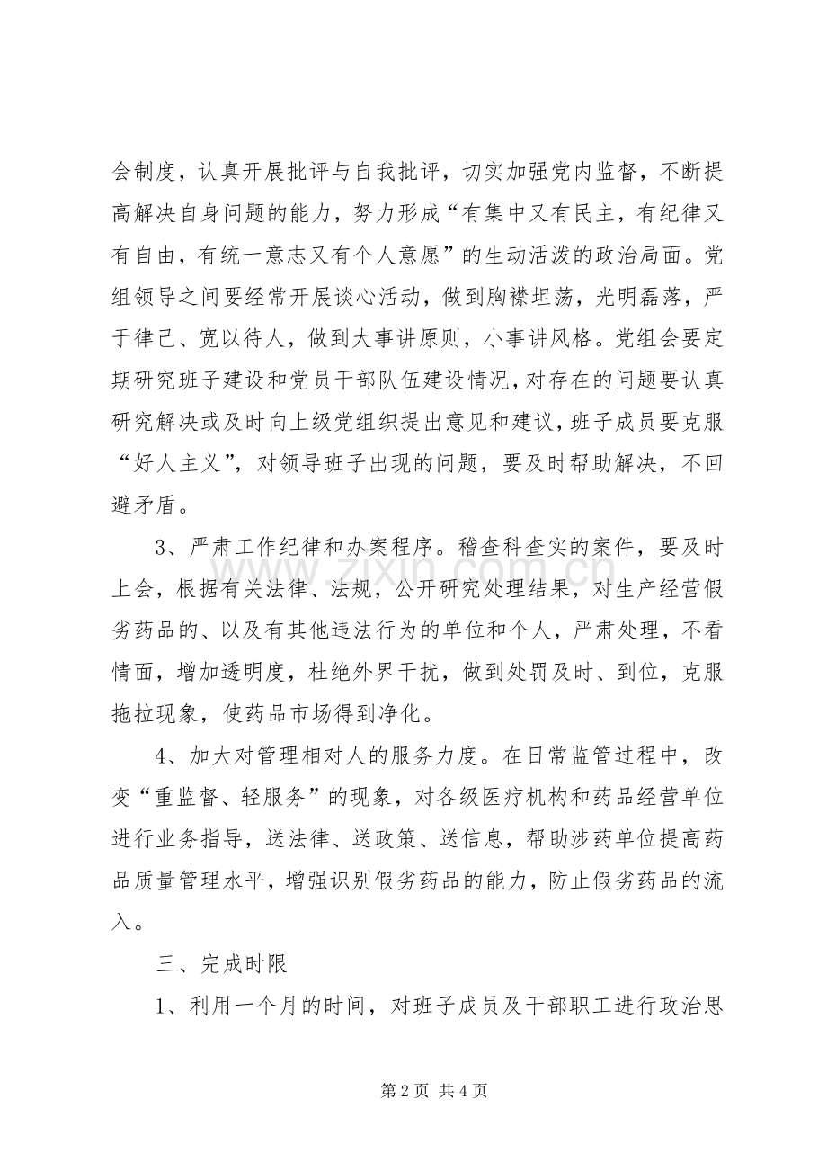 药监局领导班子第三阶段整改实施方案.docx_第2页