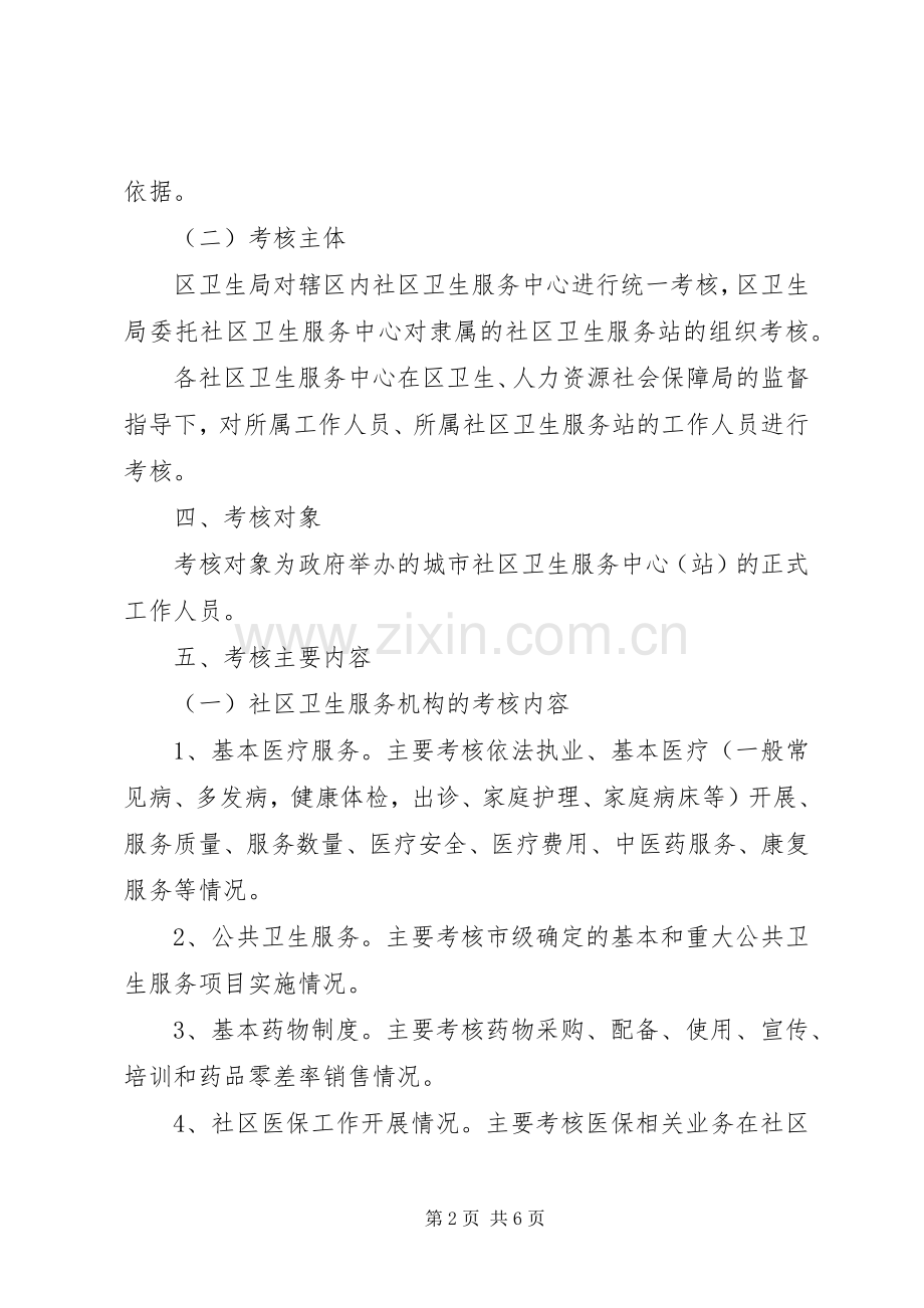 卫生厅医疗卫生机构考核实施方案.docx_第2页