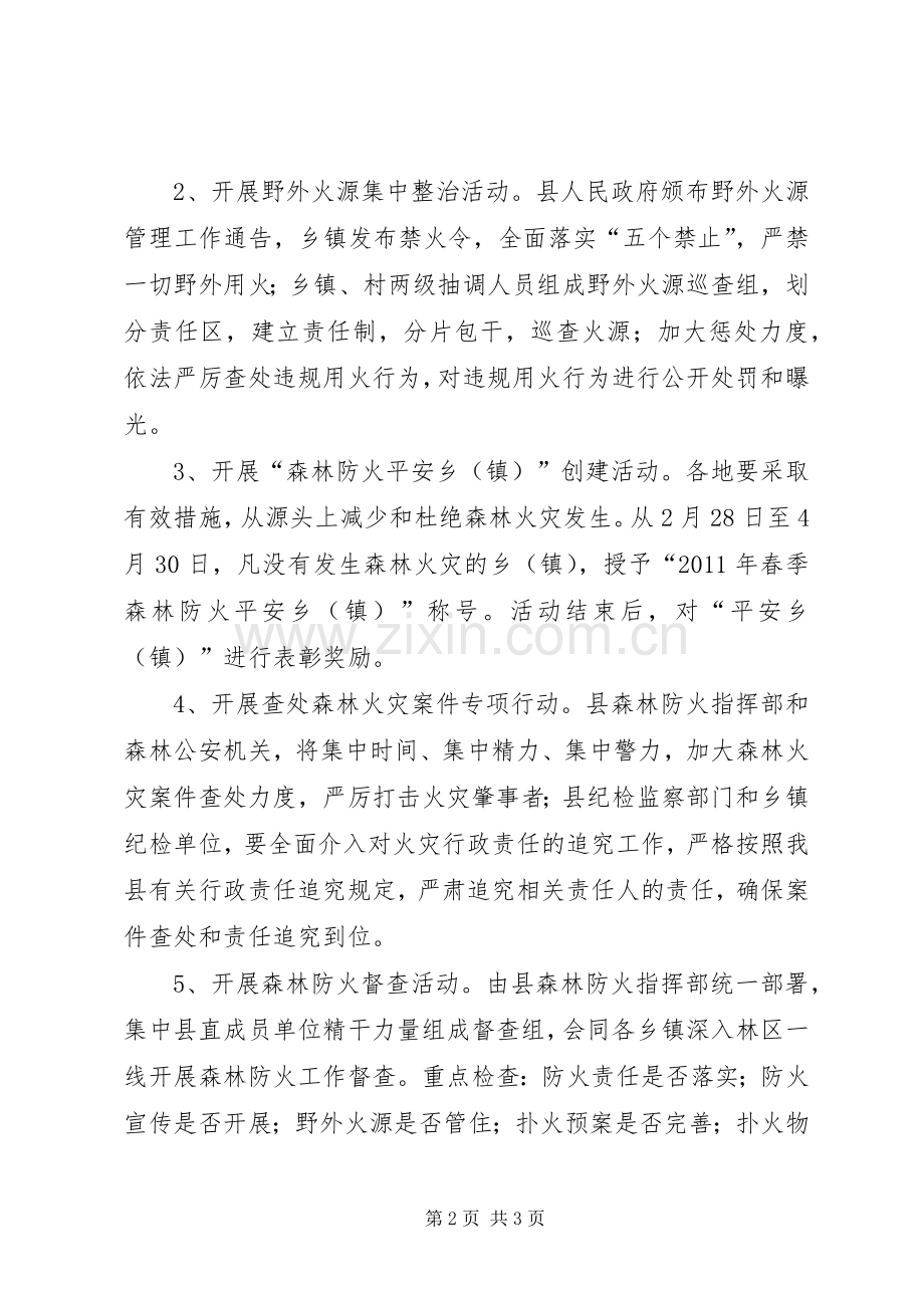 县森林防火春季行动实施方案.docx_第2页