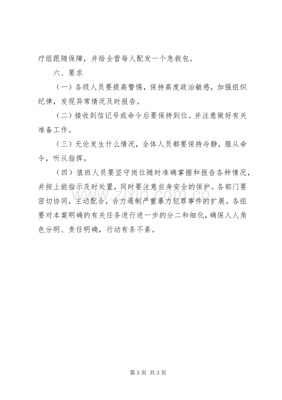 公田镇民兵动员集结实施方案 .docx_第3页