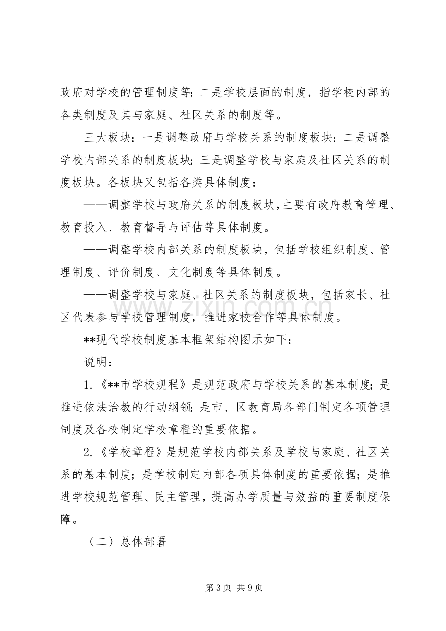 学校制度研究与建设实施方案.docx_第3页