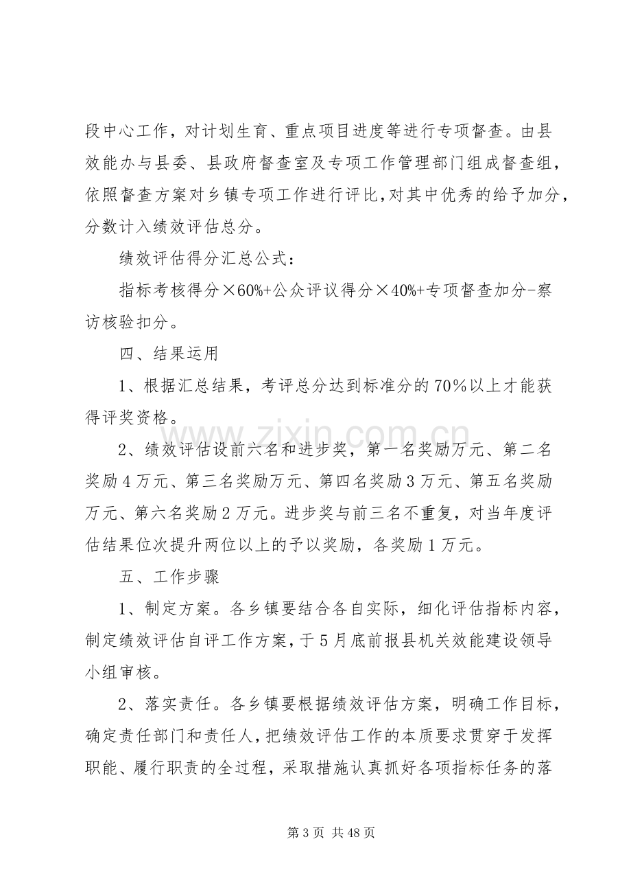 乡镇人民政府绩效评估工作实施方案.docx_第3页