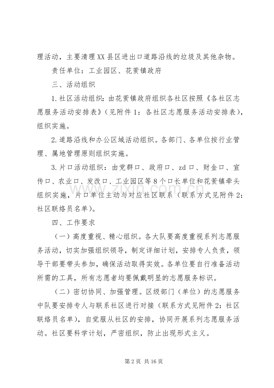 XX年爱国卫生月志愿服务活动实施方案.docx_第2页