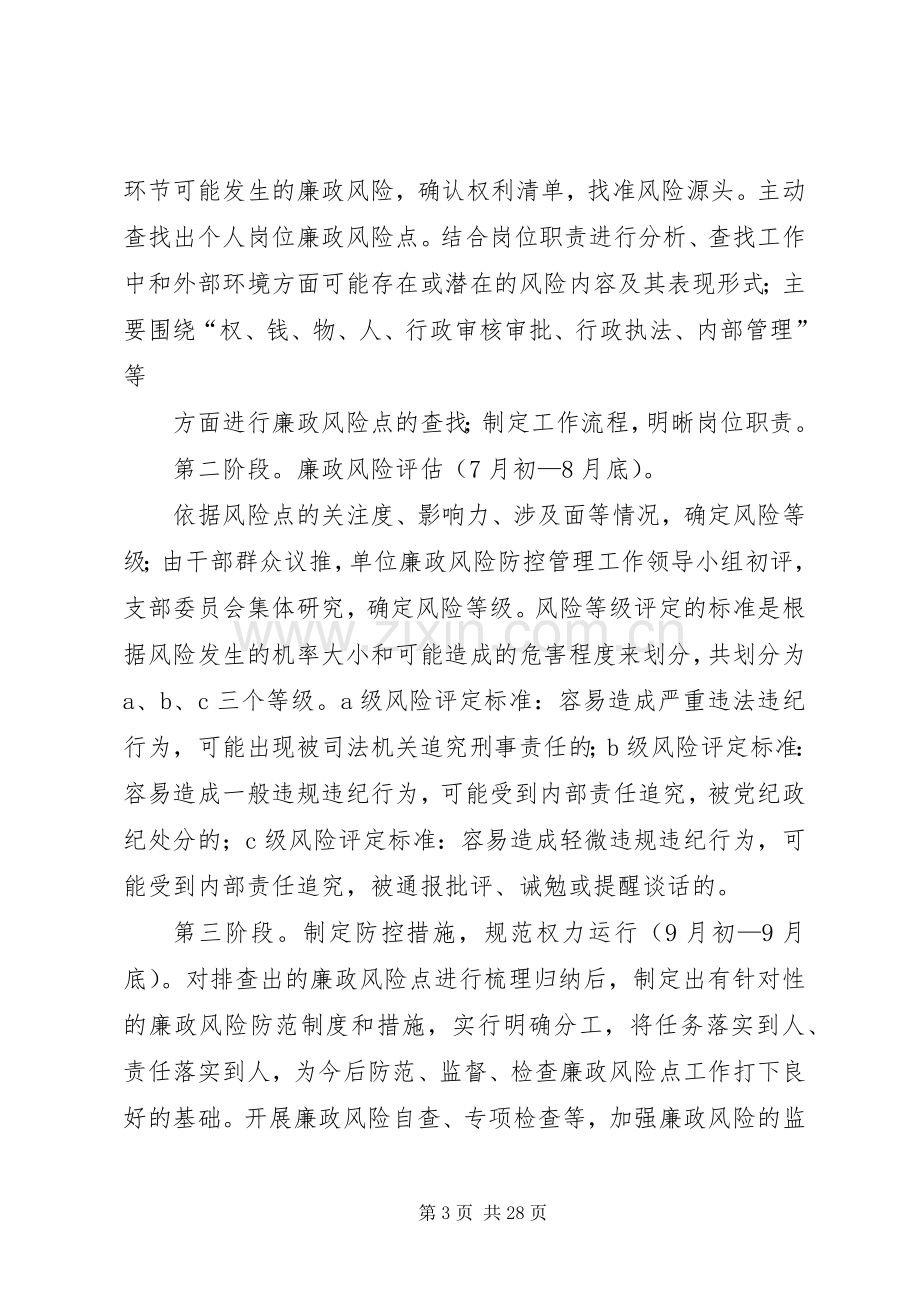 红心林场廉政风险防范管理工作方案.docx_第3页