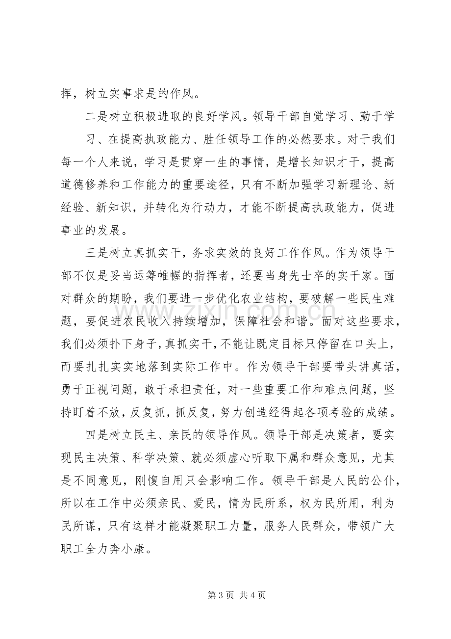 乡镇干部党的群众路线教育实践活动讨论交流发言材料提纲.docx_第3页