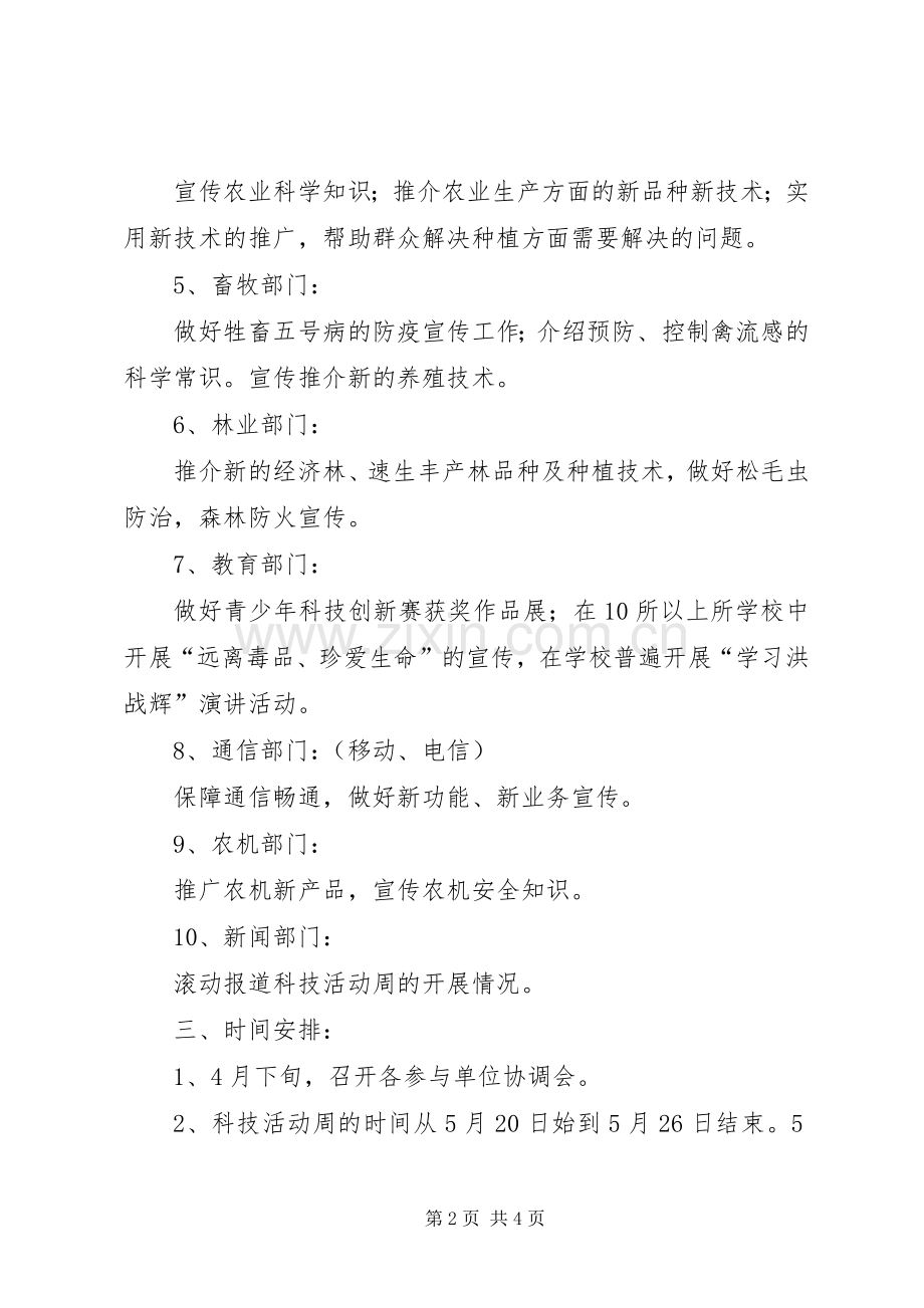 县年度科技活动周方案 .docx_第2页