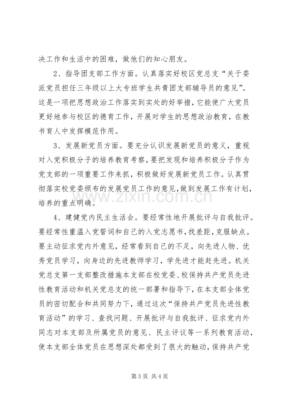 学校第二党支部整改实施方案.docx_第3页