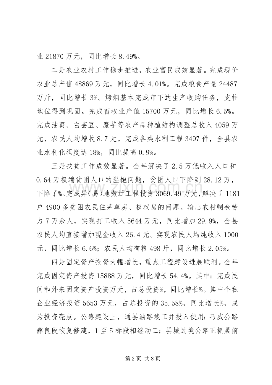 在县新春团拜会上的讲话.docx_第2页