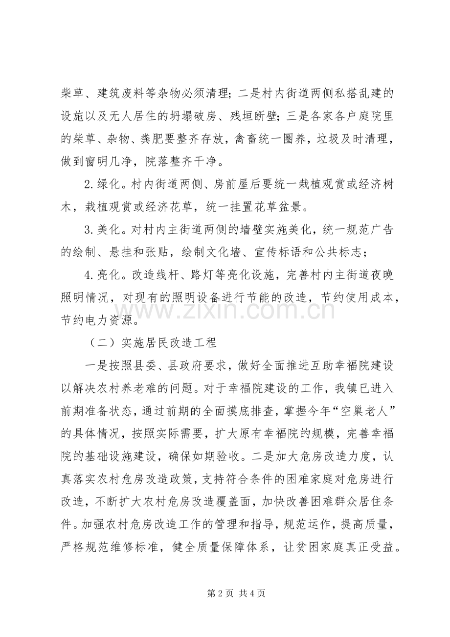 农村面貌改造提升行动方案 .docx_第2页