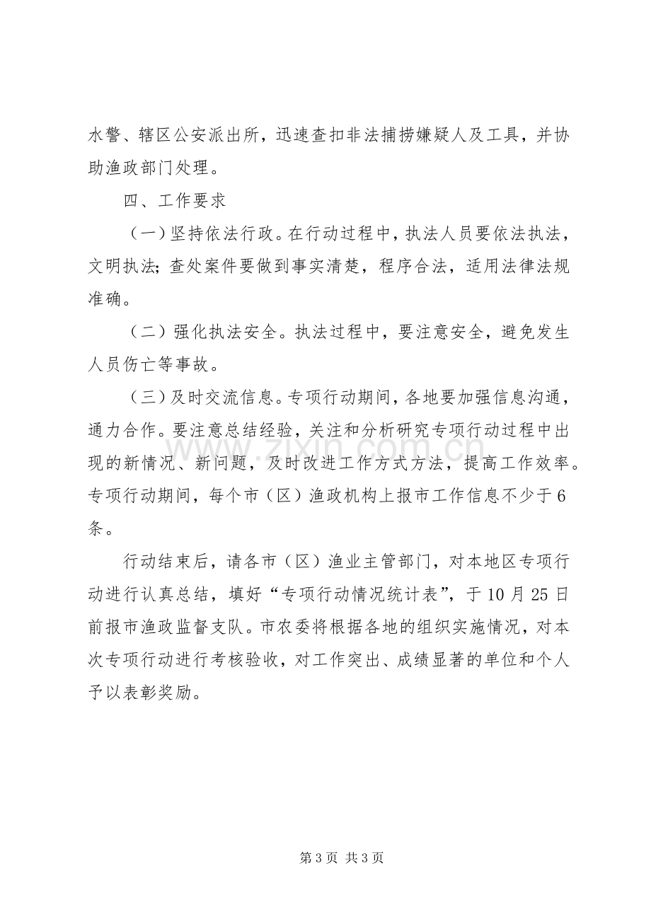 电鱼等非法捕捞专项整治实施方案.docx_第3页