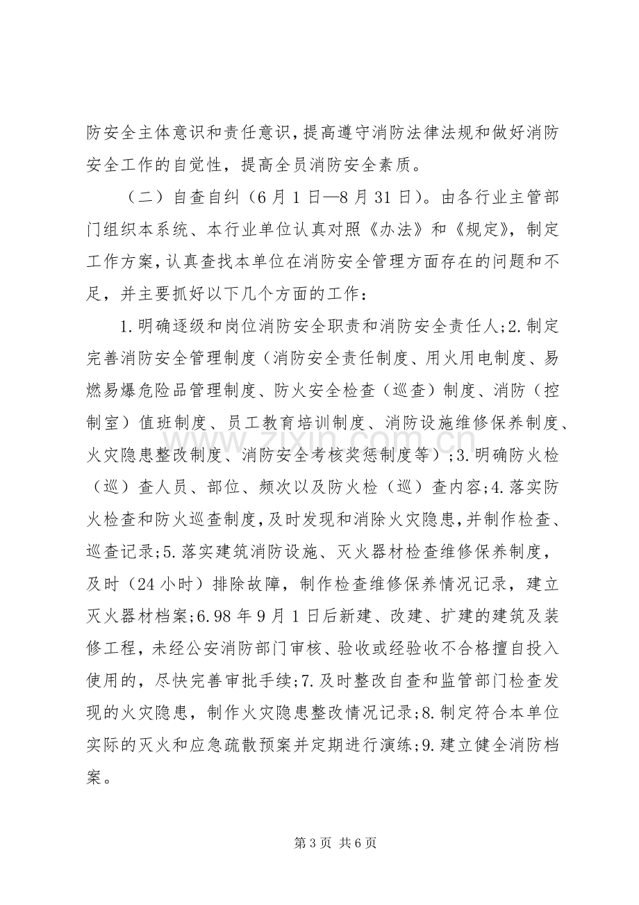 公众聚集场所消防安全专项治理方案.docx_第3页