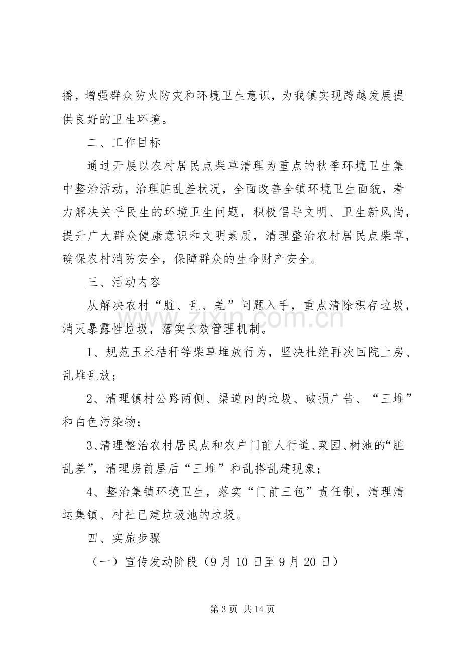 东于村环境卫生集中整治活动实施方案.docx_第3页