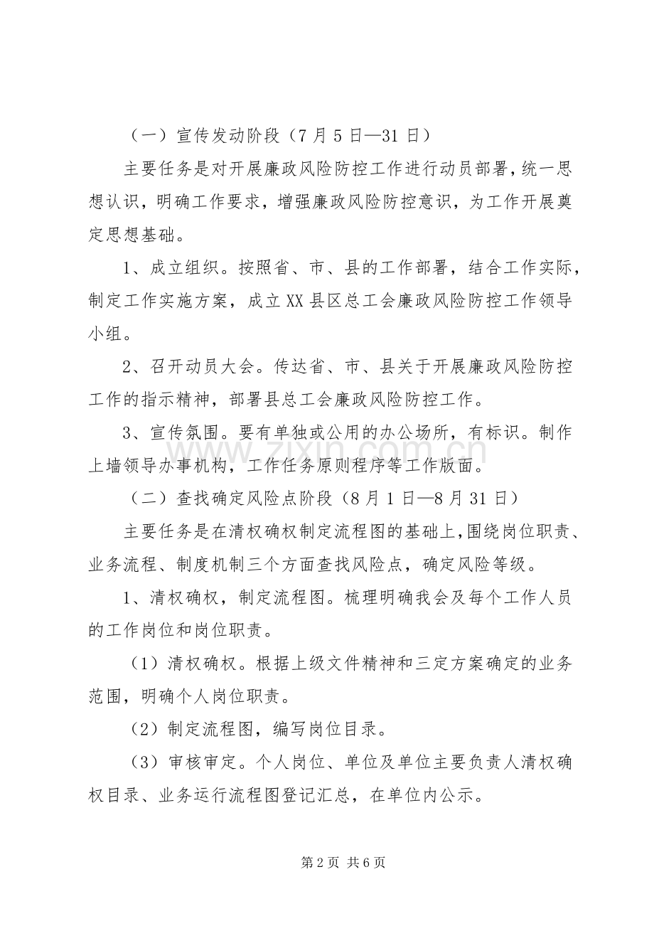 柳谷小学廉政风险防控管理工作方案 .docx_第2页