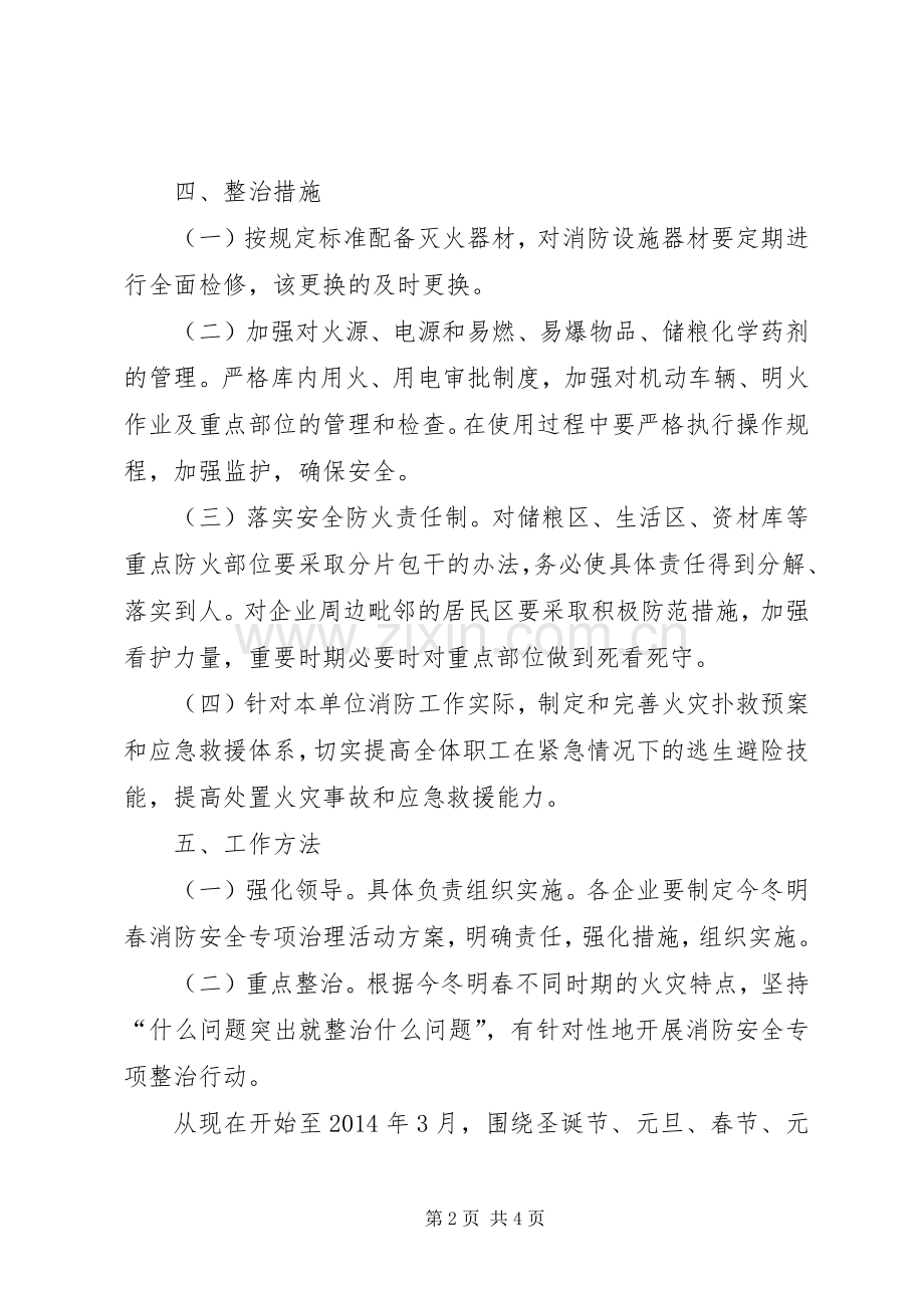 粮食局火灾防控工作实施方案.docx_第2页