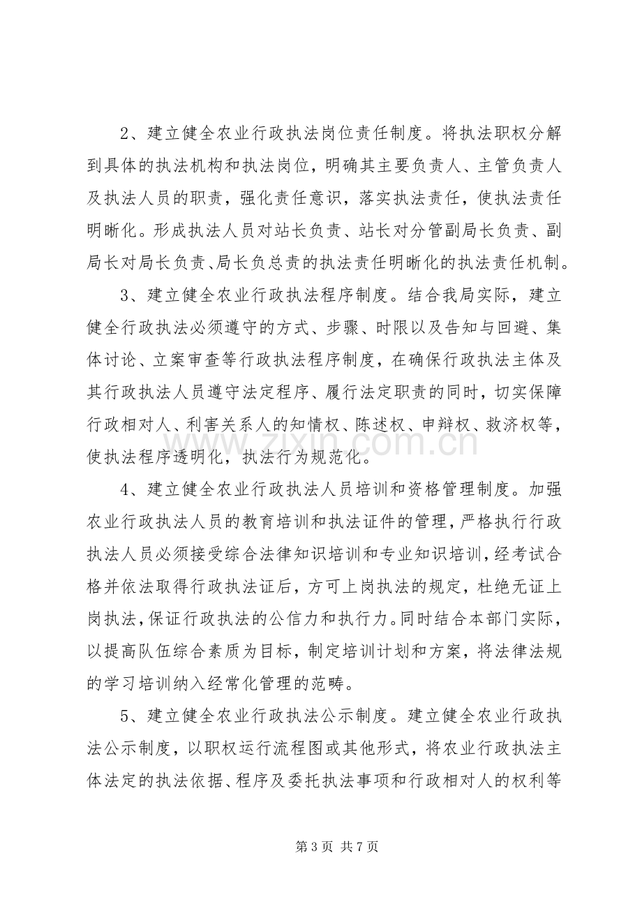 区农业局执法责任制建设实施方案.docx_第3页