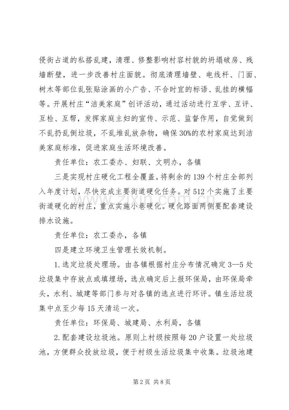 市政办农村环境卫生整治实施方案.docx_第2页