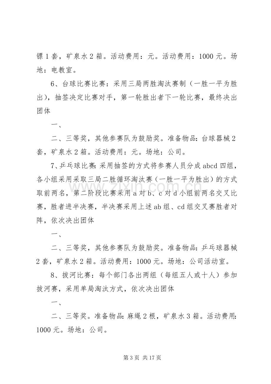 公司职工文体活动实施方案.docx_第3页