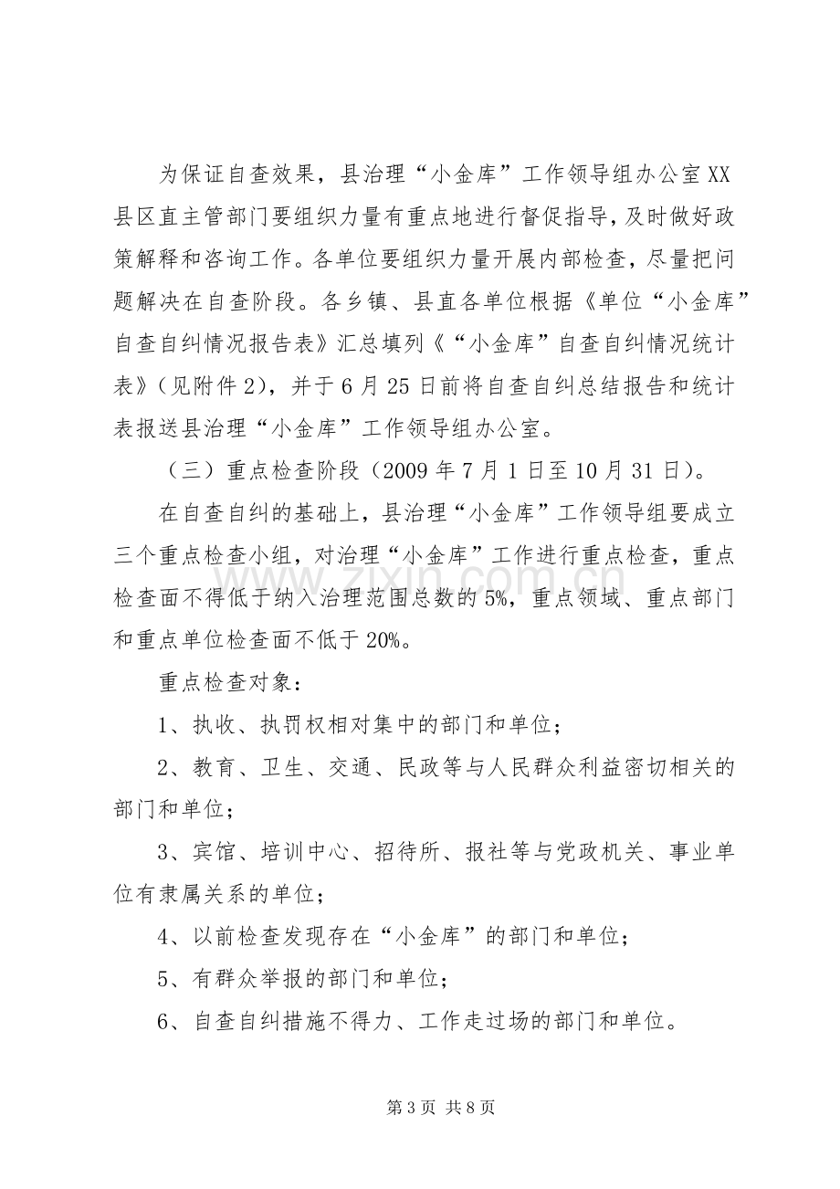 事业单位“小金库”专项治理工作实施方案.docx_第3页