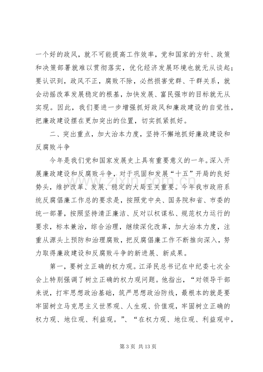 在市政府廉政工作会议上的讲话(411).docx_第3页