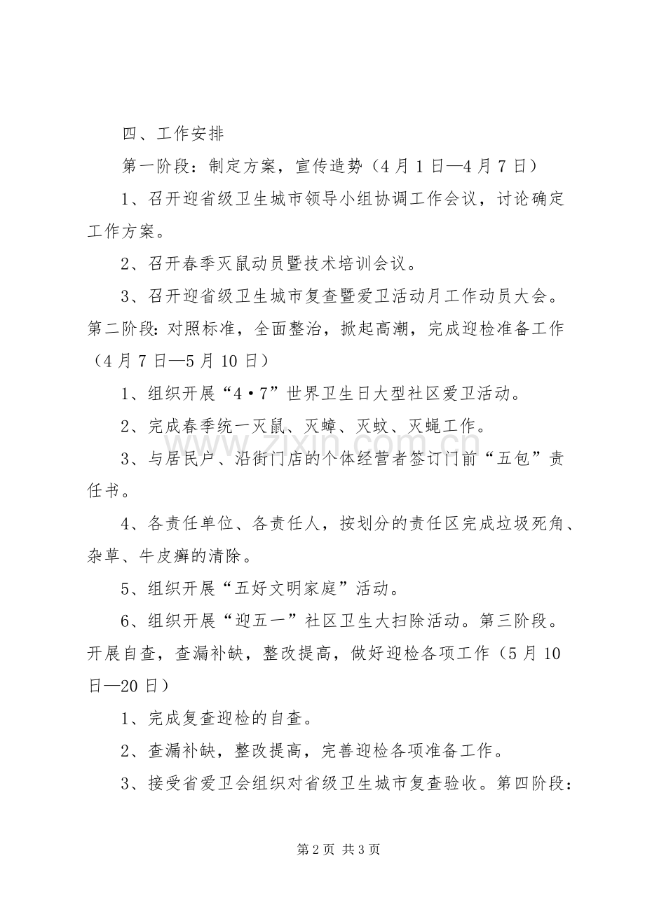 社区迎省级卫生城市复查工作方案.docx_第2页