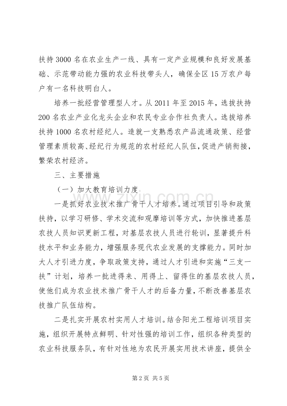 现代农业特色人才开发工作实施方案.docx_第2页