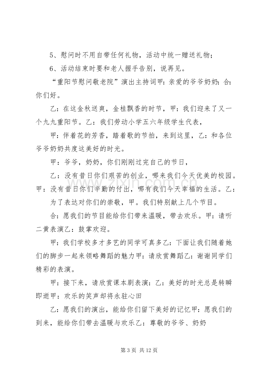 少队敬老院活动实施方案五篇.docx_第3页