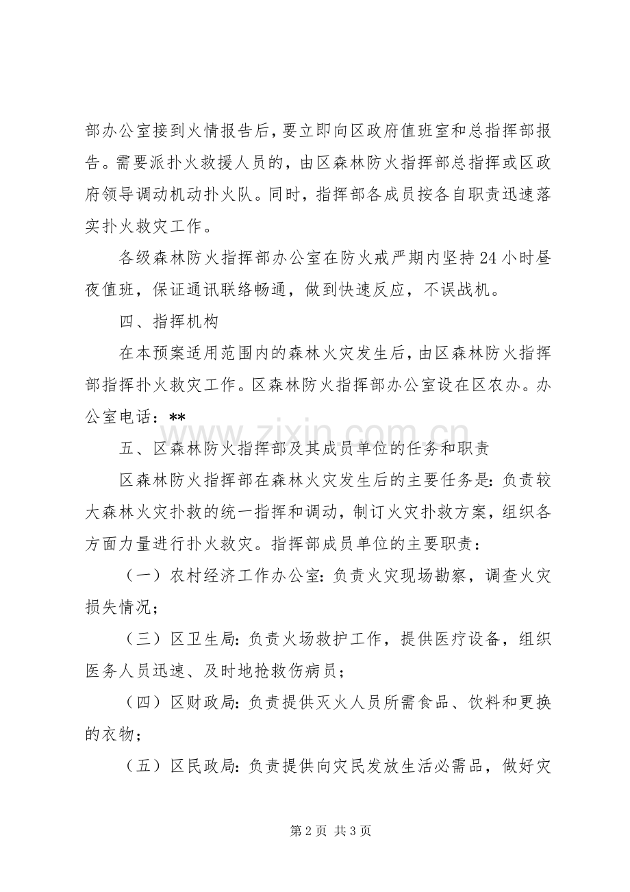 消防局森林火灾扑救实施方案.docx_第2页