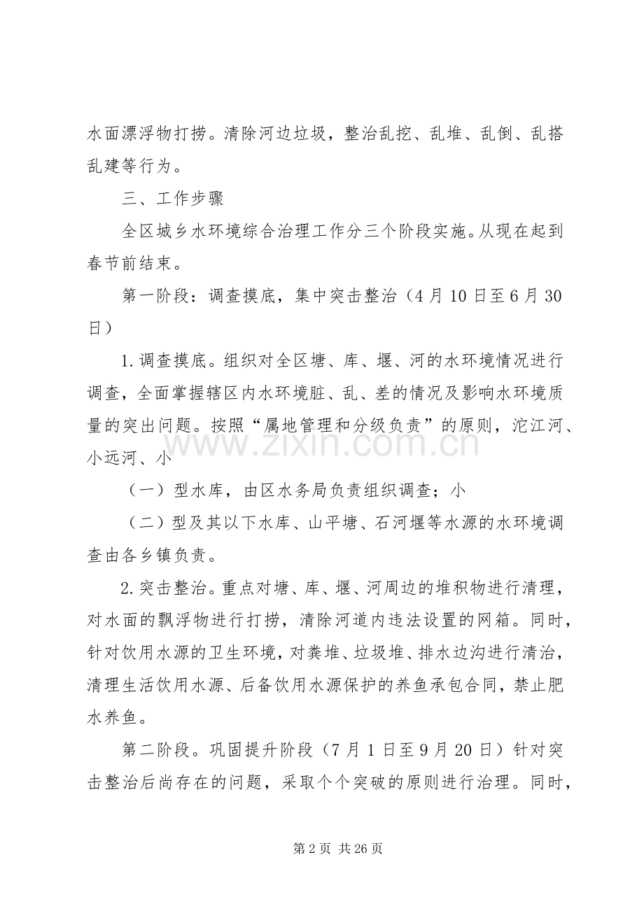 城乡水环境综合治理实施方案.docx_第2页