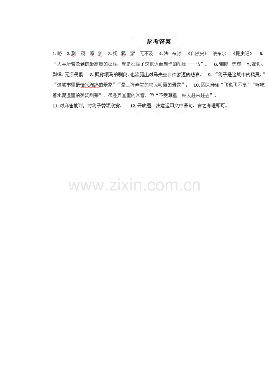 《马》同步练习2.doc_第3页