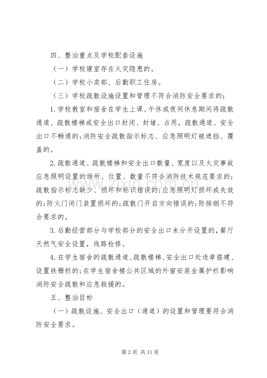 消防隐患整改实施方案范文.docx_第2页