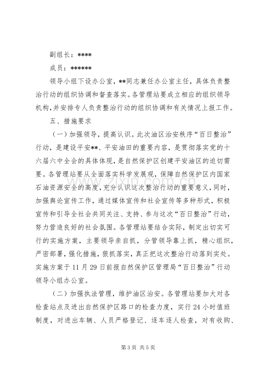 油区治安秩序百日整治实施方案.docx_第3页