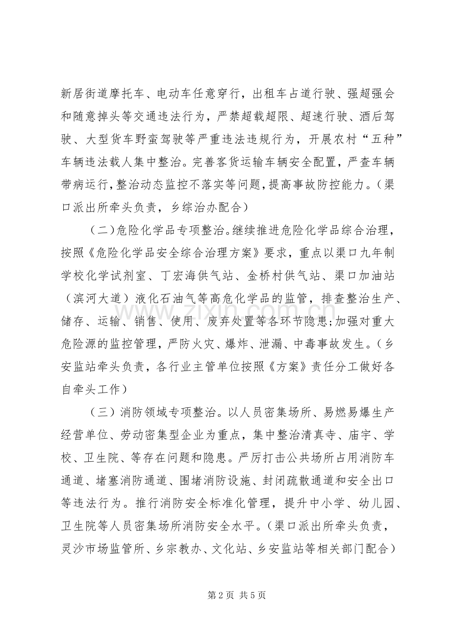 XX年安全生产十大专项整治行动方案.docx_第2页