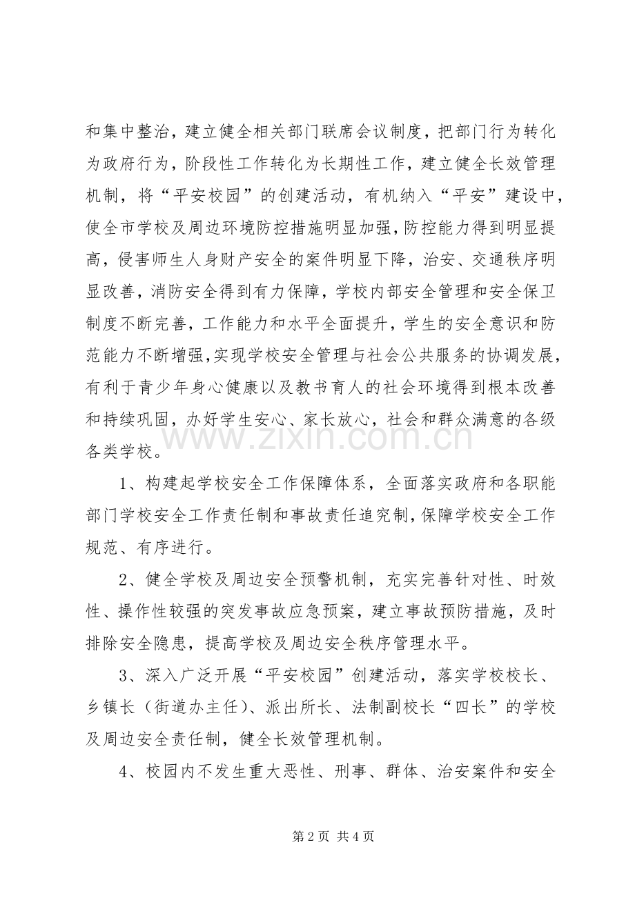 市校园安全秩序专项整治方案.docx_第2页