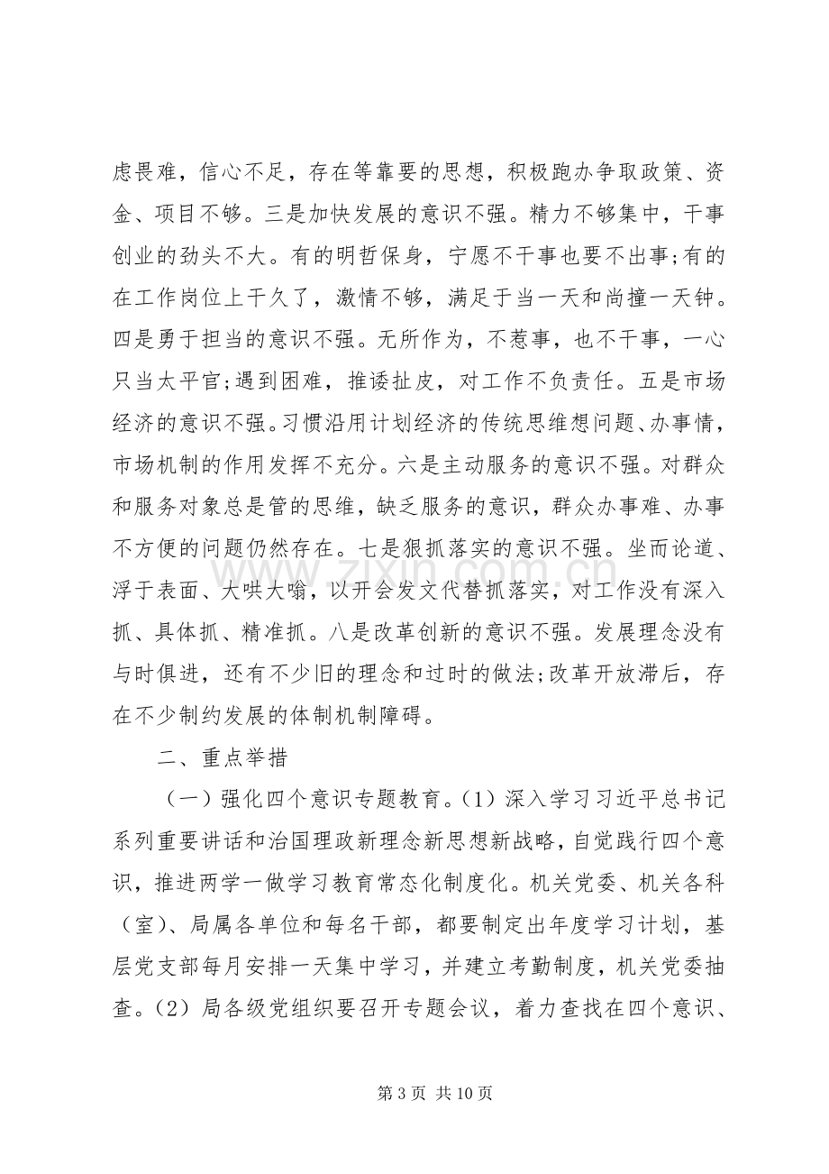 民政局转作风优环境走新路抓落实机关作风整顿实施方案.docx_第3页