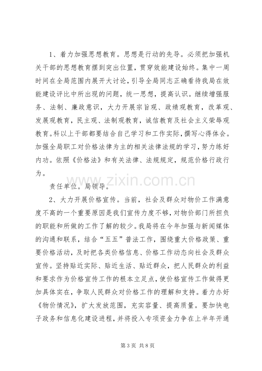 效能建设整改实施方案(物价局).docx_第3页