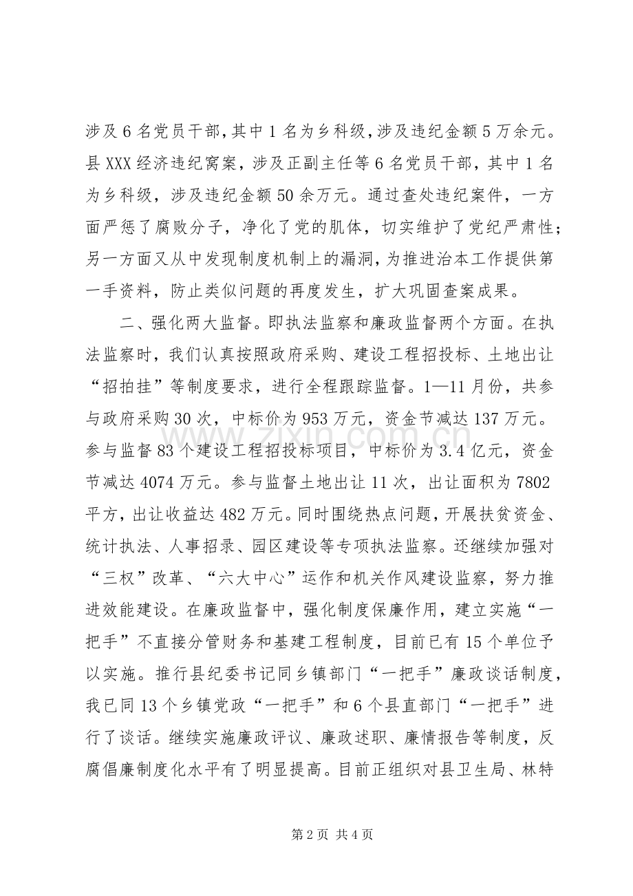 在党风廉政建设和反腐败工作责任分工汇报上的讲话.docx_第2页