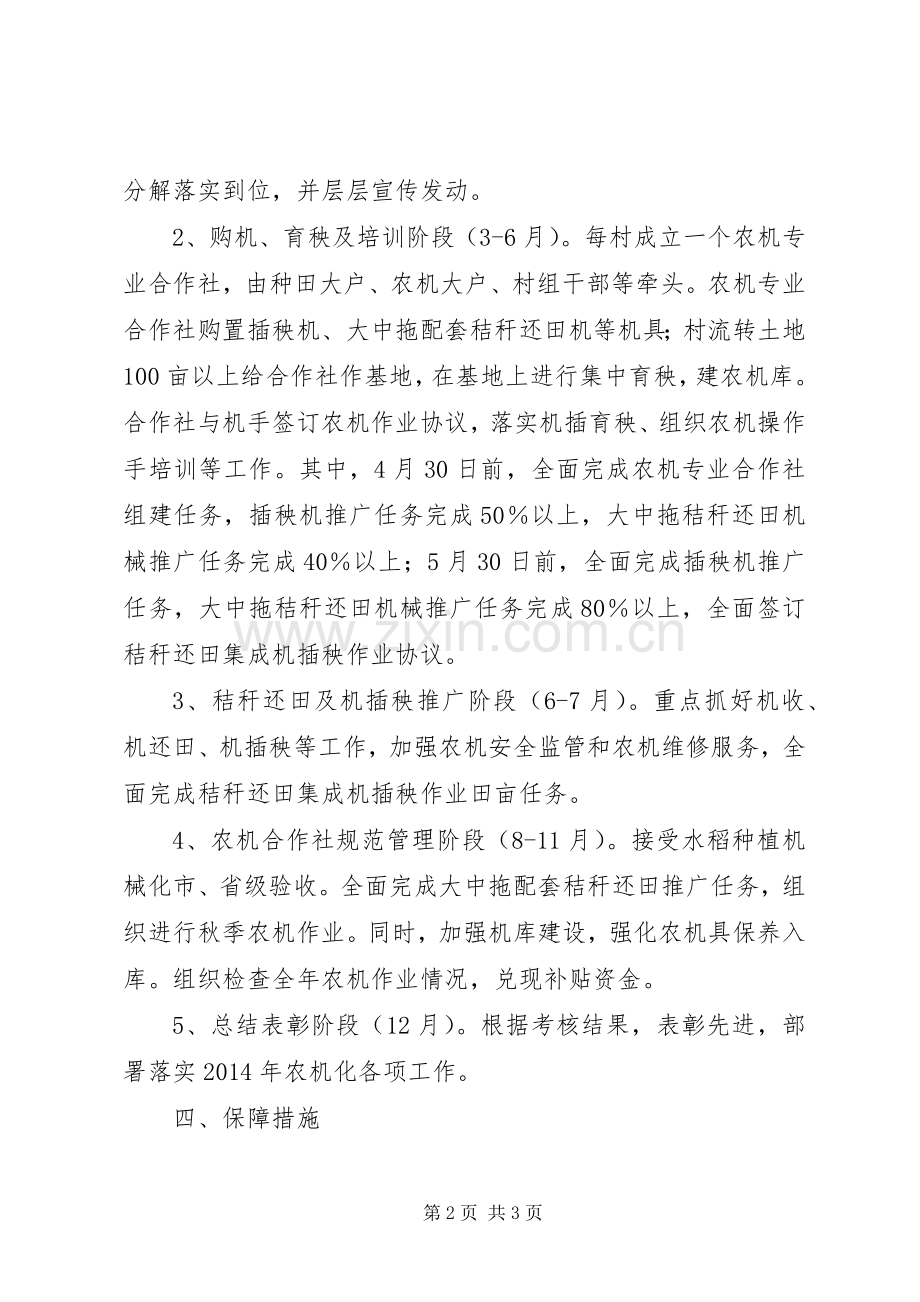 农业机械化工作落实实施方案.docx_第2页