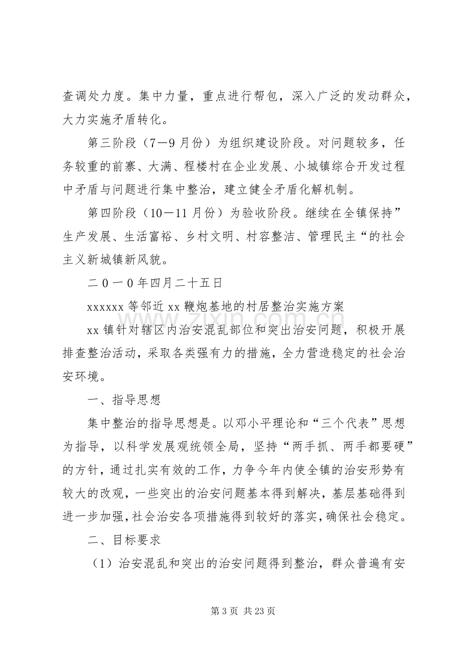 XX镇治安混乱部位和突出治安问题整治实施方案.docx_第3页