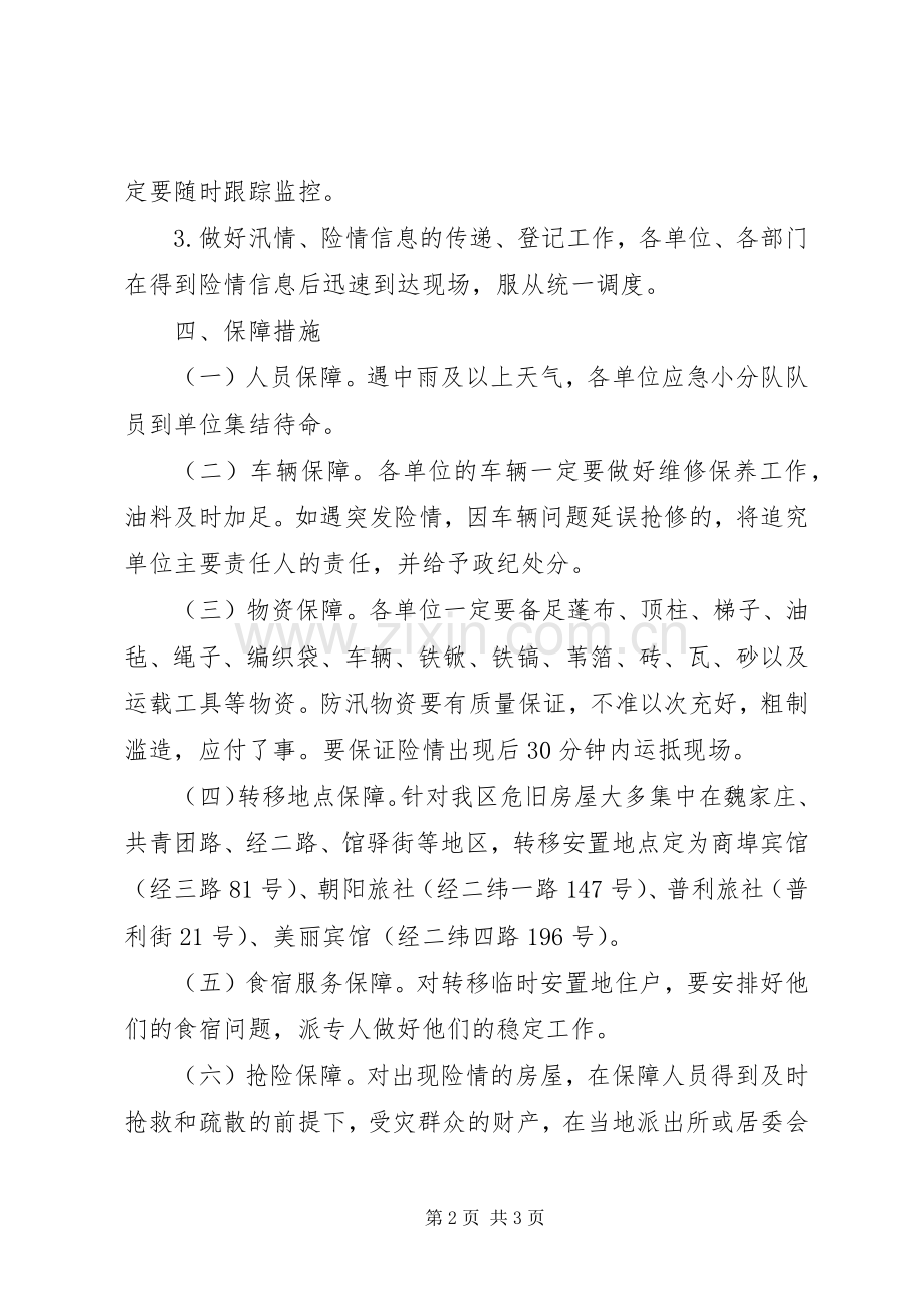 防汛抢险工作实施方案.docx_第2页