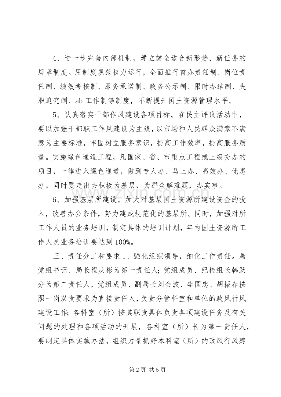 XX年民主评议行风方案.docx_第2页