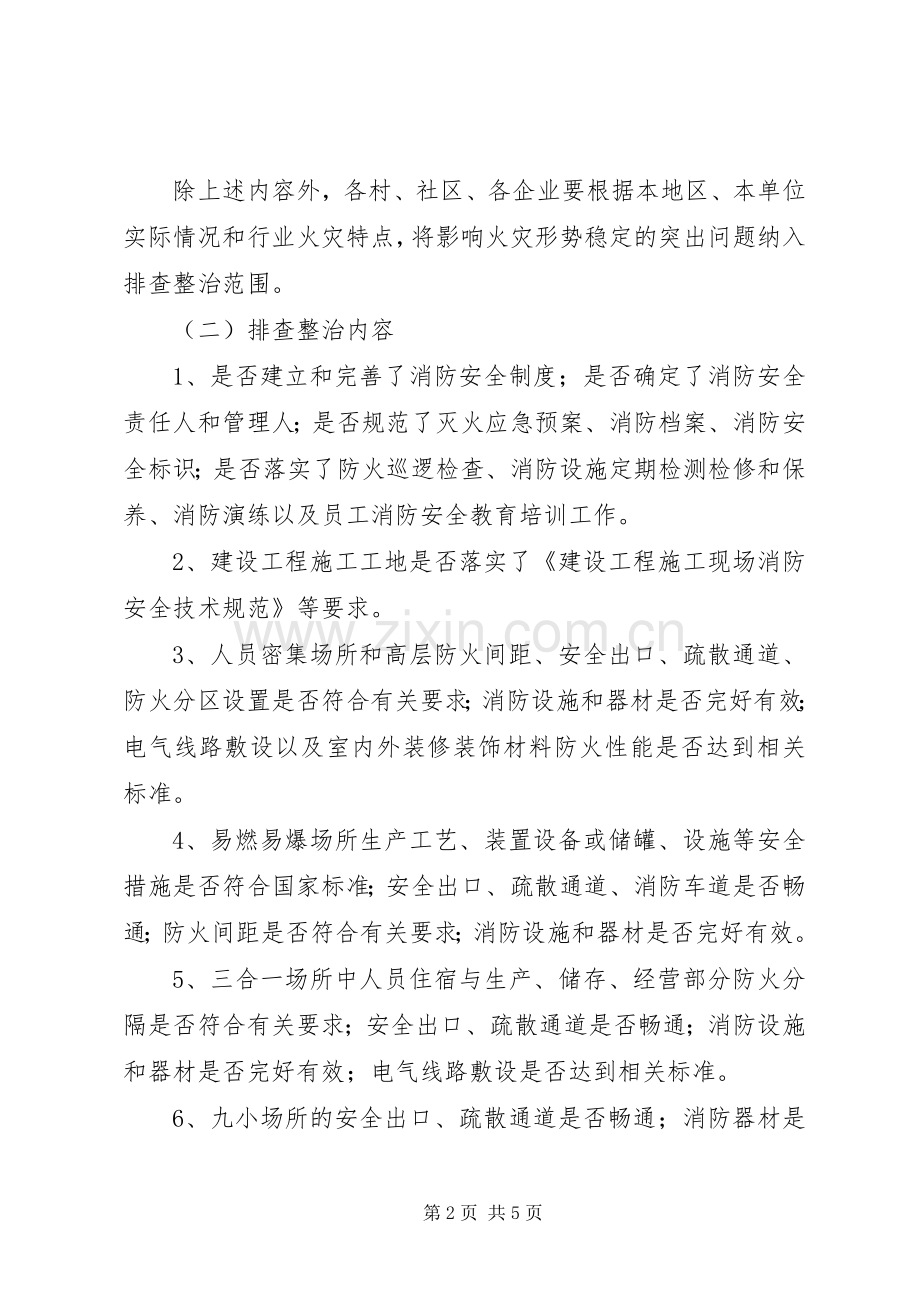 乡镇安全隐患排查整治实施方案（一）.docx_第2页